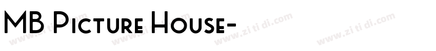 MB Picture House字体转换
